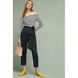 Anthropologie LANDEN Pinstripe Pants - 8